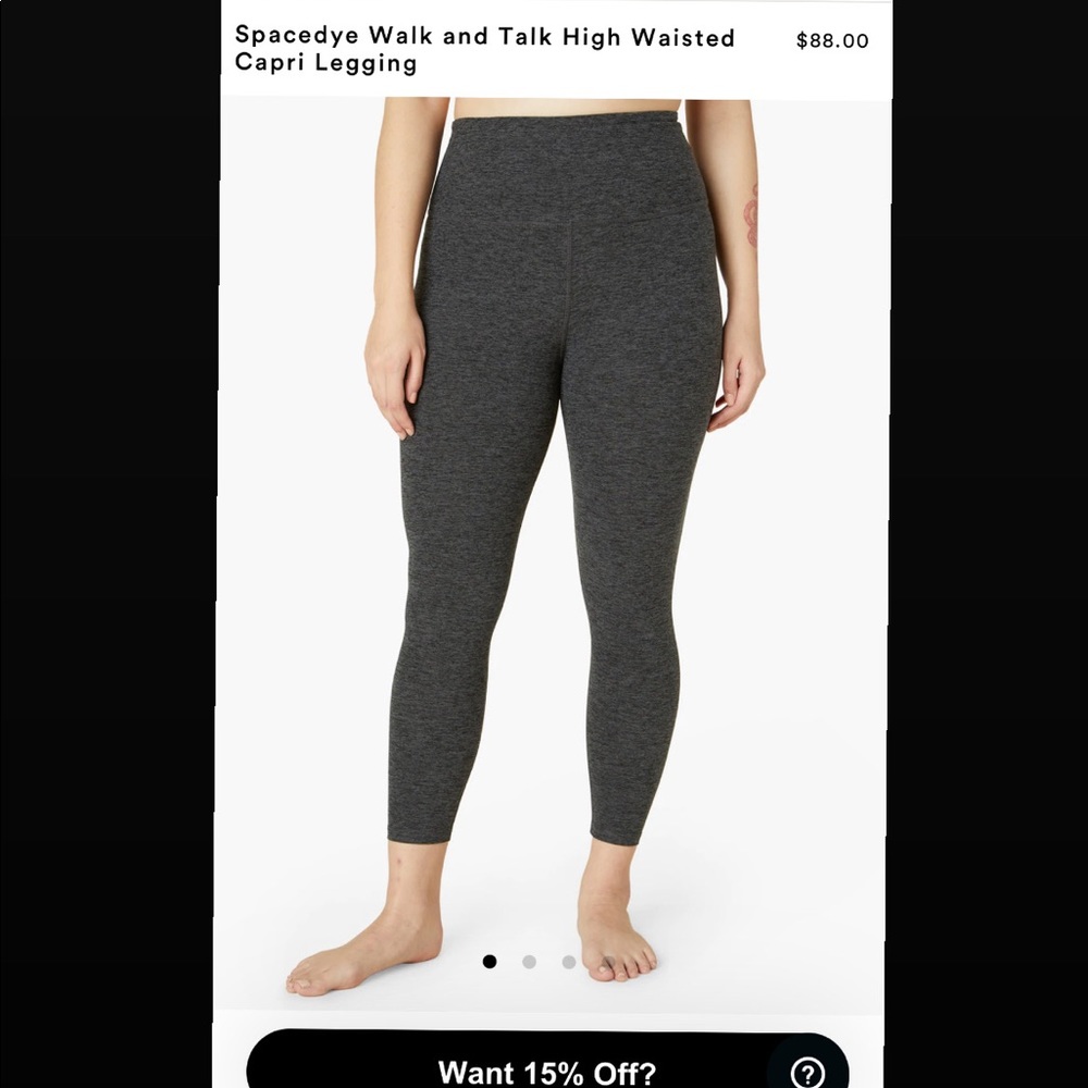 NWT Beyond Yoga capri leggings